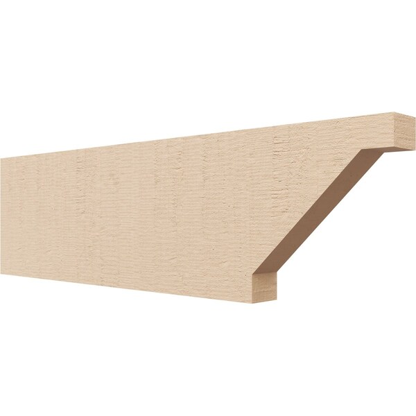 Ekena Millwork 2in. W x 8in. H x 28in. L Burlington Woodgrain TimberThane Rafter Tail, Primed Tan RFTUR02X08X28BURRCPR - main